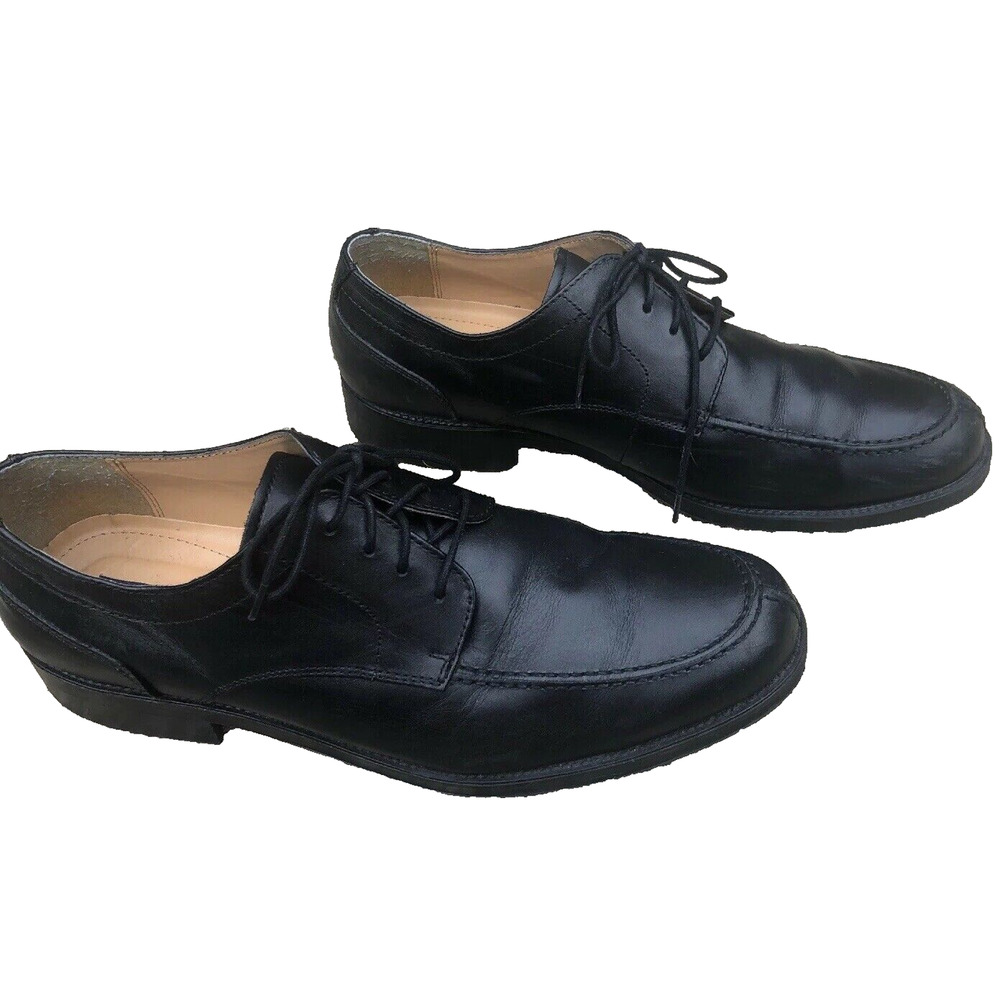 BASS STUART - Oxfords Dress Shoes - Men's 13M - Black Leather Laces - VERY NICE